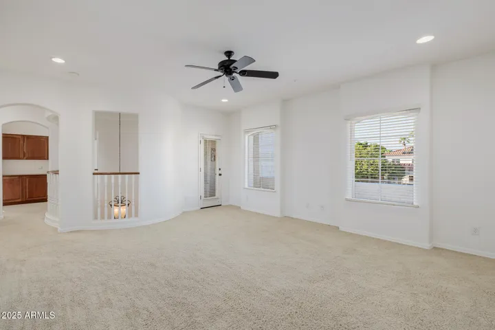 Loft-exercise-additional living area with entrance to the front balcony