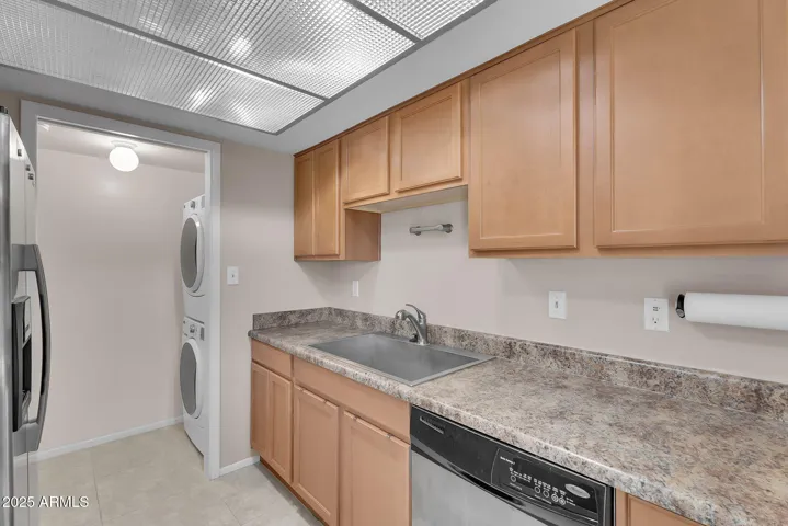 Kitchen looking to laundry