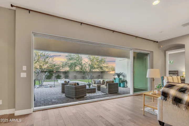 Indoor/outdoor living!