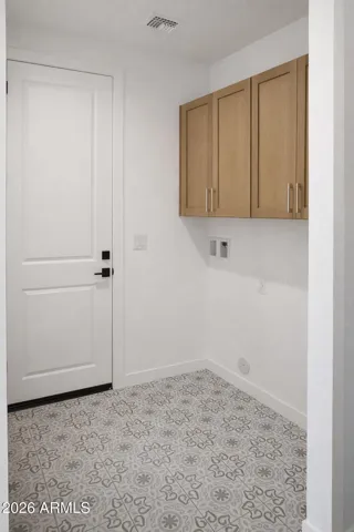 Thoughtfully designed laundry room.