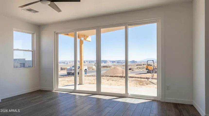 Living area with views.