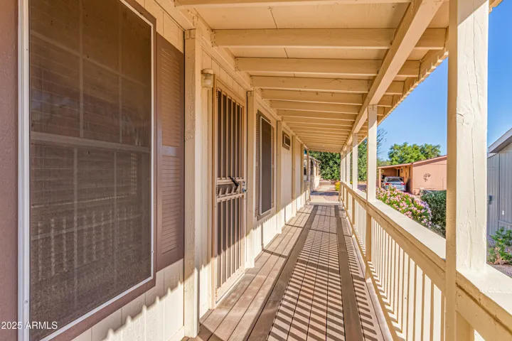 Patio runs both the length and the width of this home! HIGHLY UPGRADED composite decking!