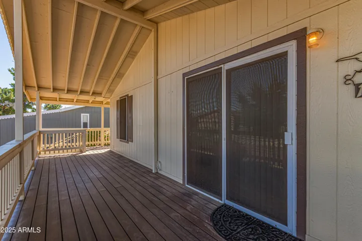 Front of home boasts a direct view of the pickle ball court! See who is playing before you walk over!
