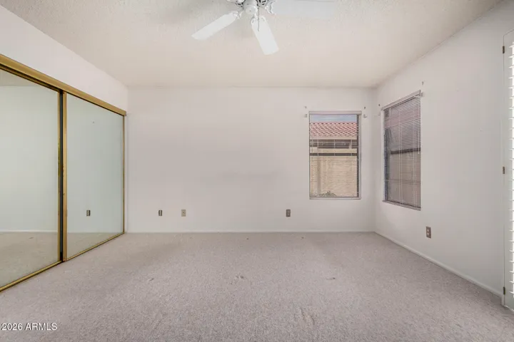 Closets are cedar-lined