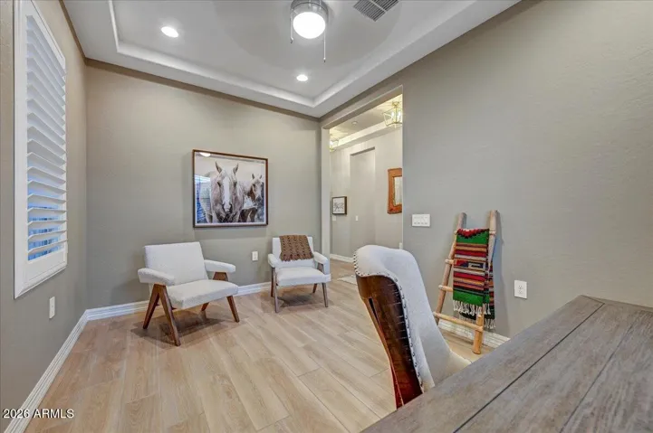 This room is great for a private parlor room or office.