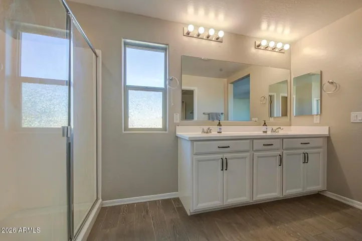 Primary bathroom.