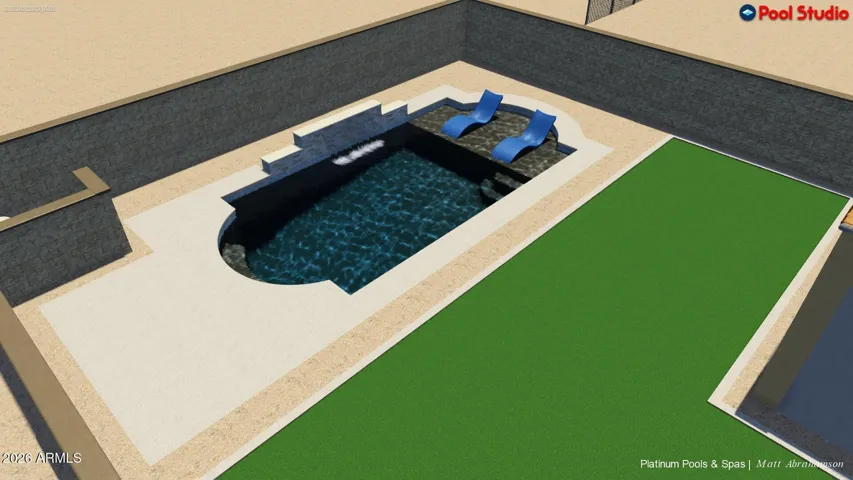 There is plenty of room in this design idea for a nice gazebo seating area, and a built-in barbeque pit that would take backyard entertaining to a new level and make gathering with family and friends more enjoyable!
