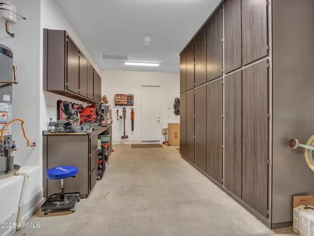 Tons of storage in garage