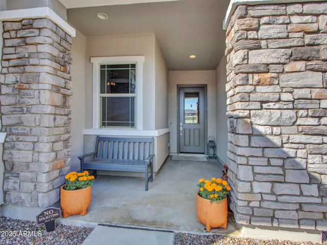 Welcoming front porch