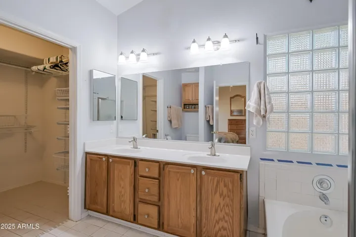 Primary bath Separate Tub and Shower