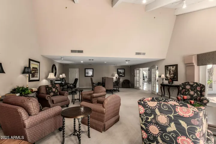 A second comfortable common room with business center for relaxing