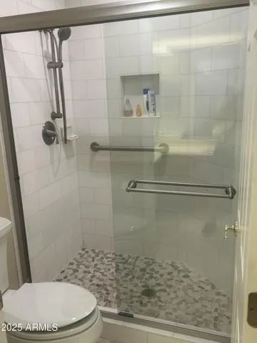 Fresh remodel of shower in master bath