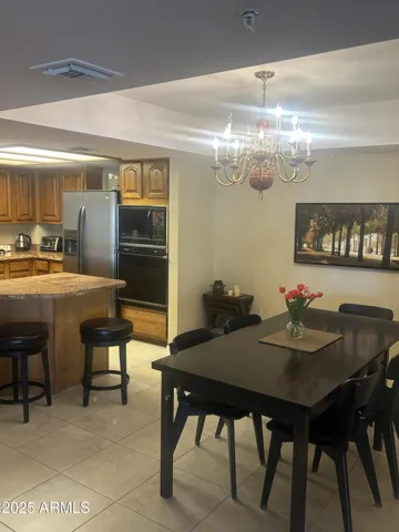 View from dining to Kitchen