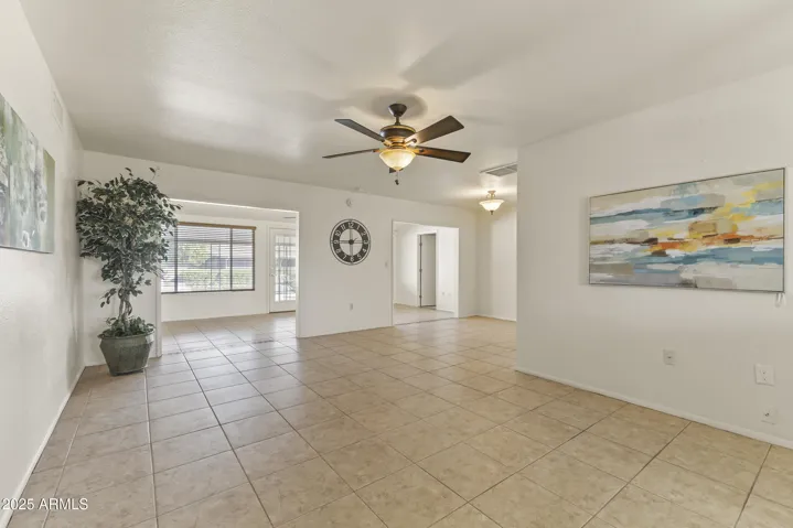 Tile flooring.