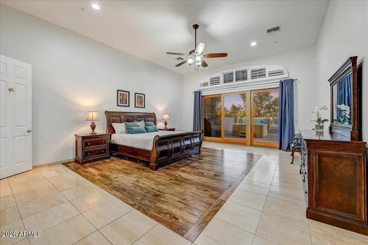 with private exit to backyard