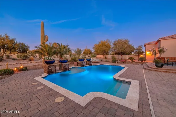 3/4 acre block fenced backyard