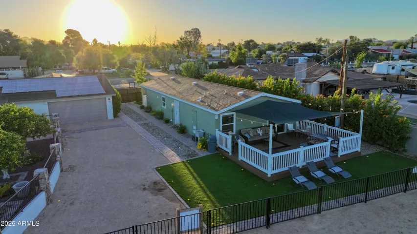 Rear of Garage and Guest House