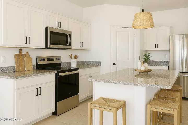 Kitchen with virtual staging