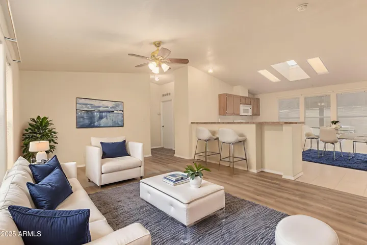 Living Room - virtually staged
