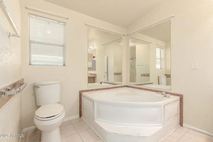 Primary Ensuite Bathroom with Jacuzzi Tub