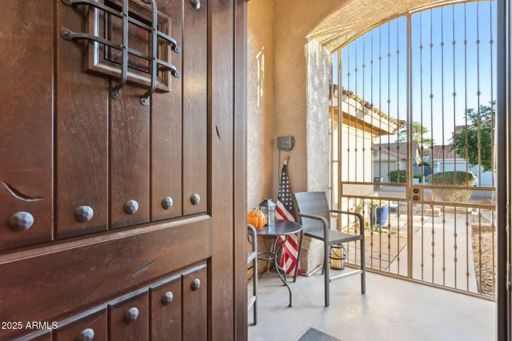 Entryway between custom security doors/new custom front door