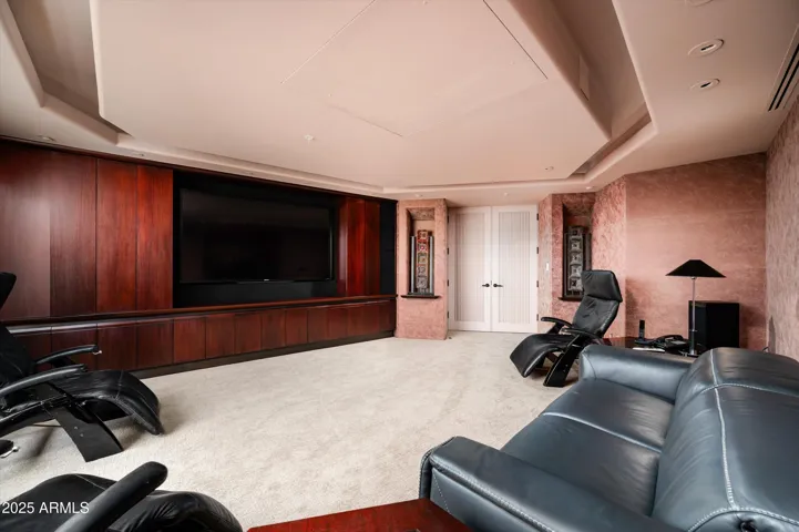 Room has space for projection screen