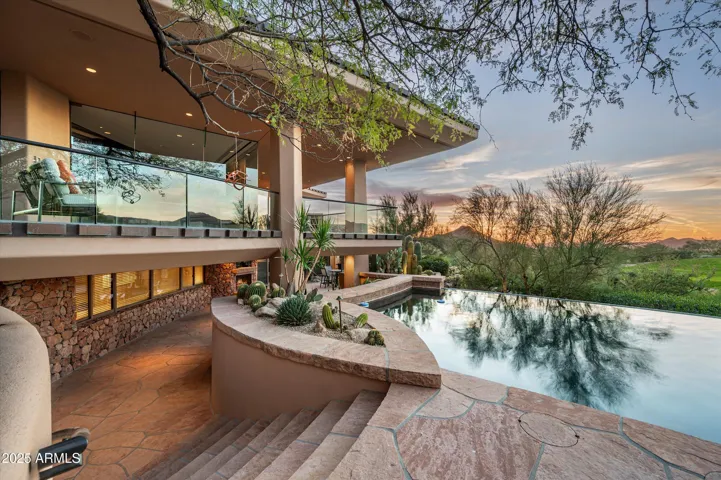 Fireplace on multiple patios