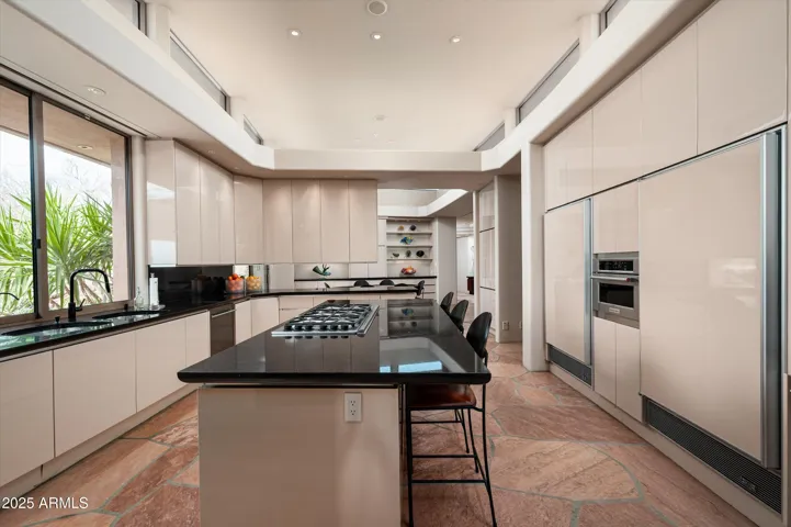 Beautiful lacquered cabinets