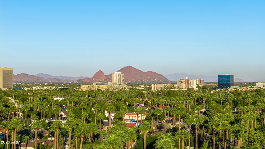 To the north is gorgeous Camelback mountain, an iconic landmark in Phoenix.