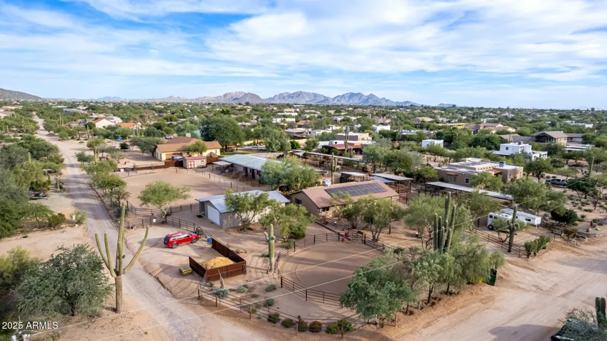 Aerial View - Corner lot