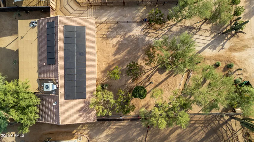 Home with owned solar panels