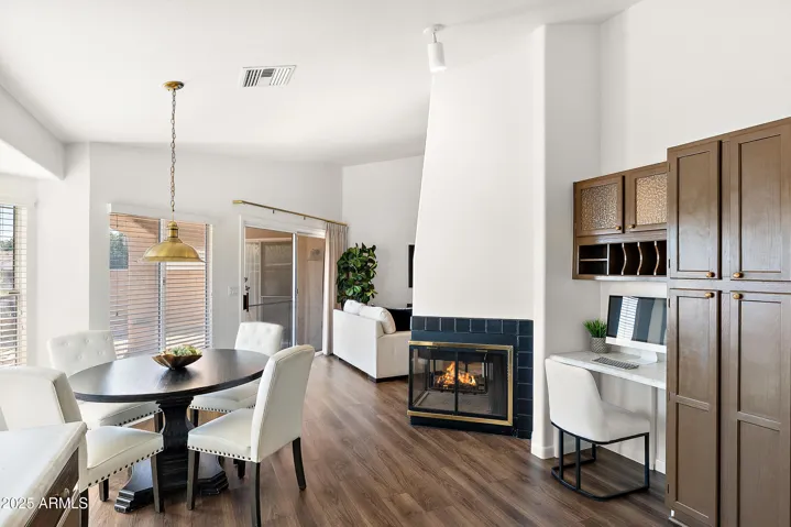 ENJOY THE 2 WAY FIREPLACE IN KITCHEN & FAMILY ROOM.