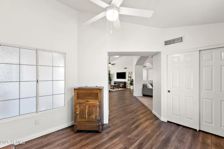 CURRENTLY USED AS AN OFFICE AND HAS A CLOSET.