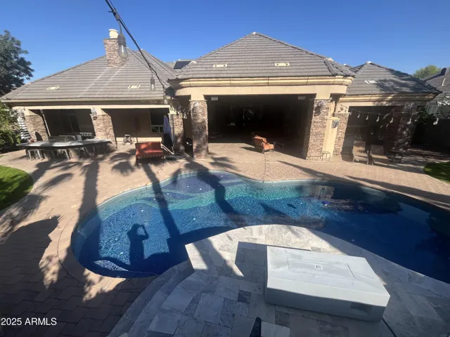 Backyard view