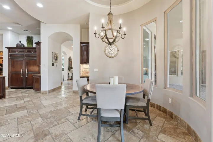 Kitchen nook eating area