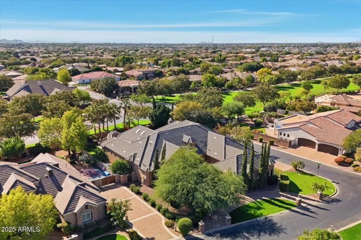 Corner lot neighborhood view