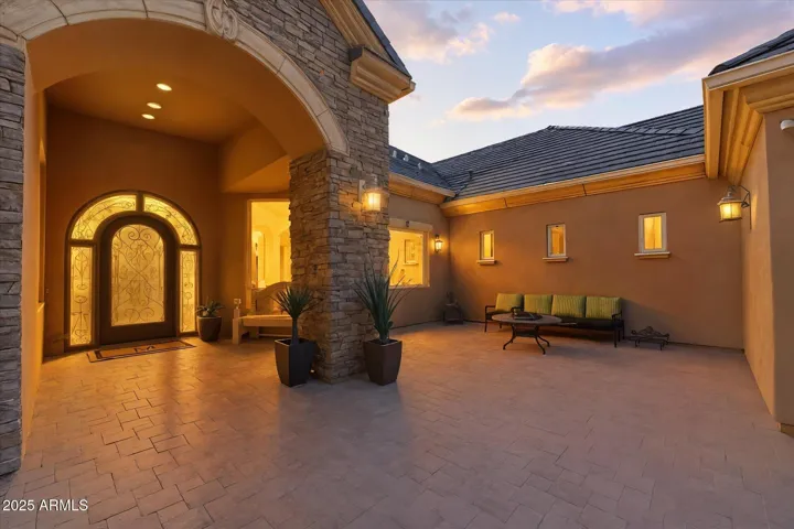 Front courtyard