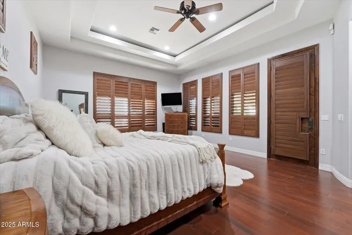Owners suite with axcess to backyard
