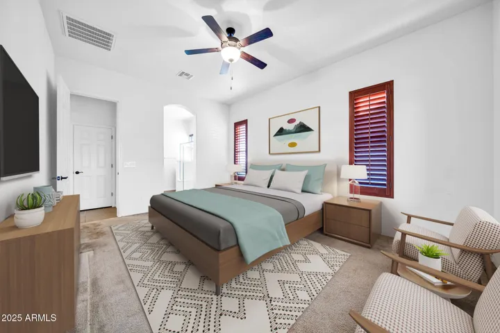 Primary Bedroom - Virtual Staging