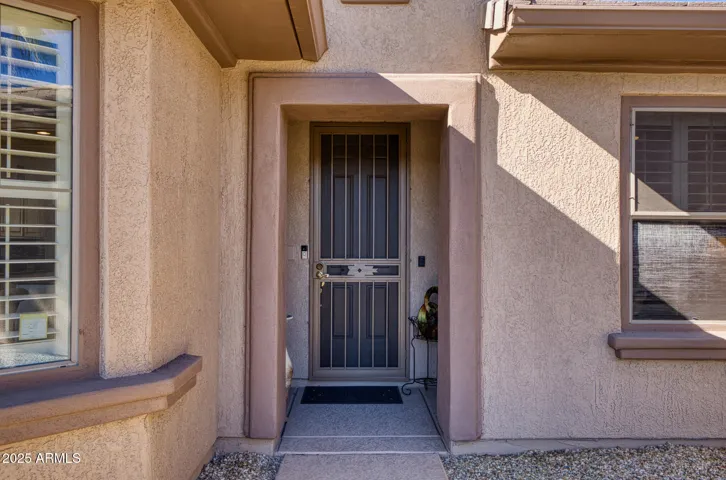 Front Entry with security door