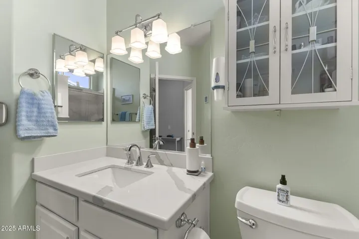 Guest bath view from tub/shower