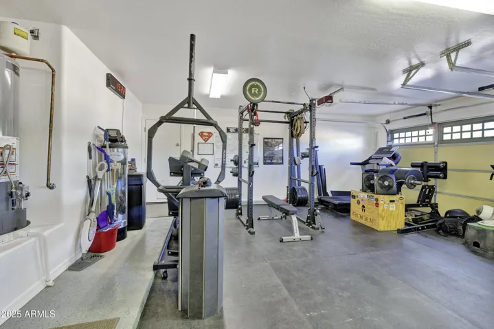 Garage is used as a GYM now