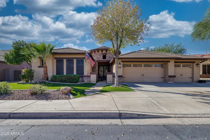 Curb Appeal with 3 car and Basement too