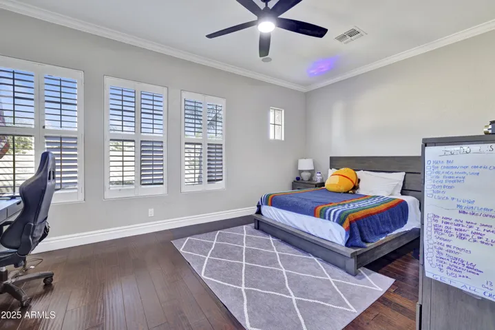 Crown Molding & Blinds