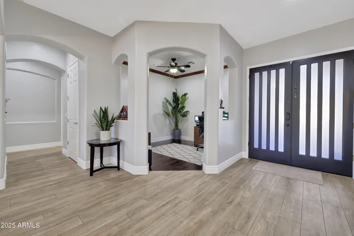 Upgraded Den & Front Door