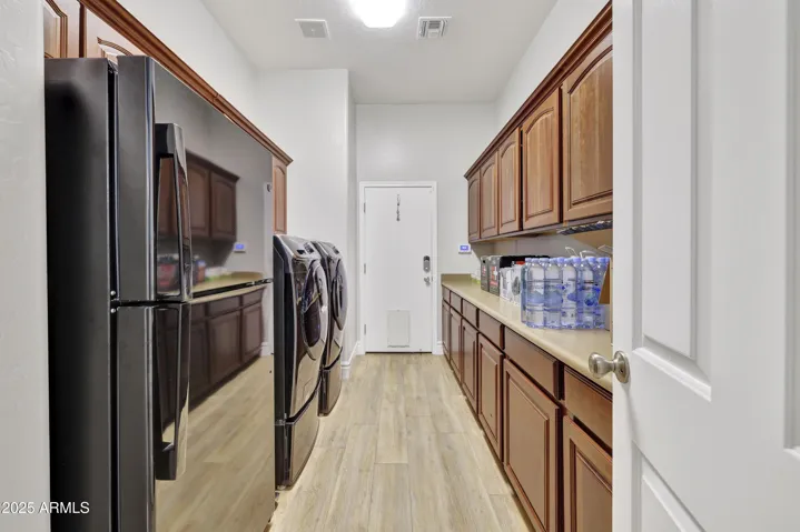 Cabinets on both sides ! Washer and Dryer included - Refrigerator does not convey