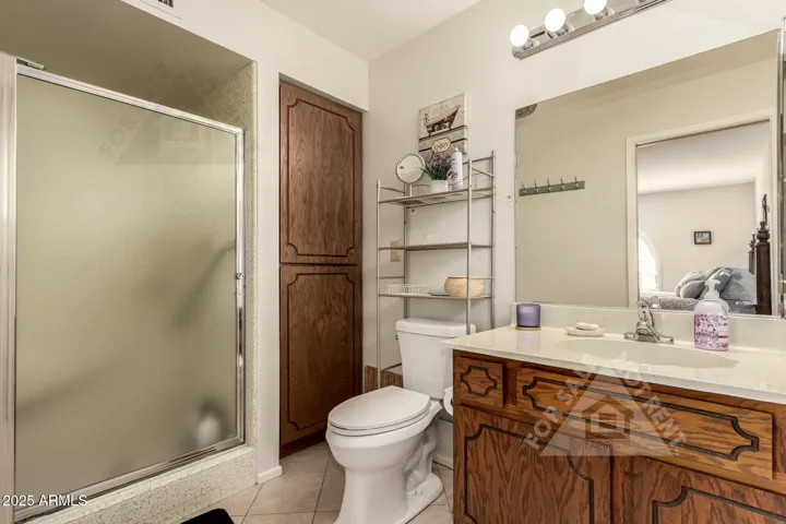 Walk in shower in master bath