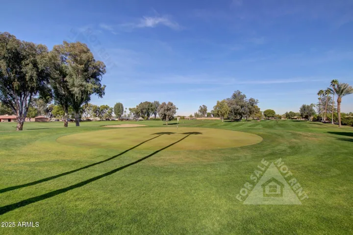 Golf Course view in community