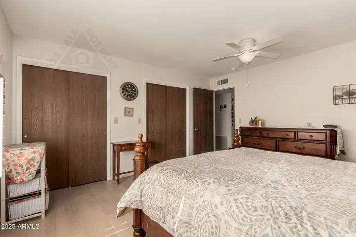 So much closet space in master bedroom