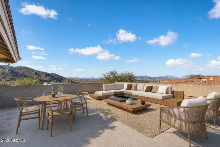 Sunset happy hour anyone? (virtually staged)